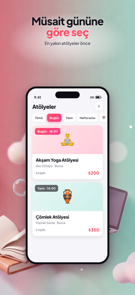 Grup atölyesi ilanları ve kontenjan bilgisi